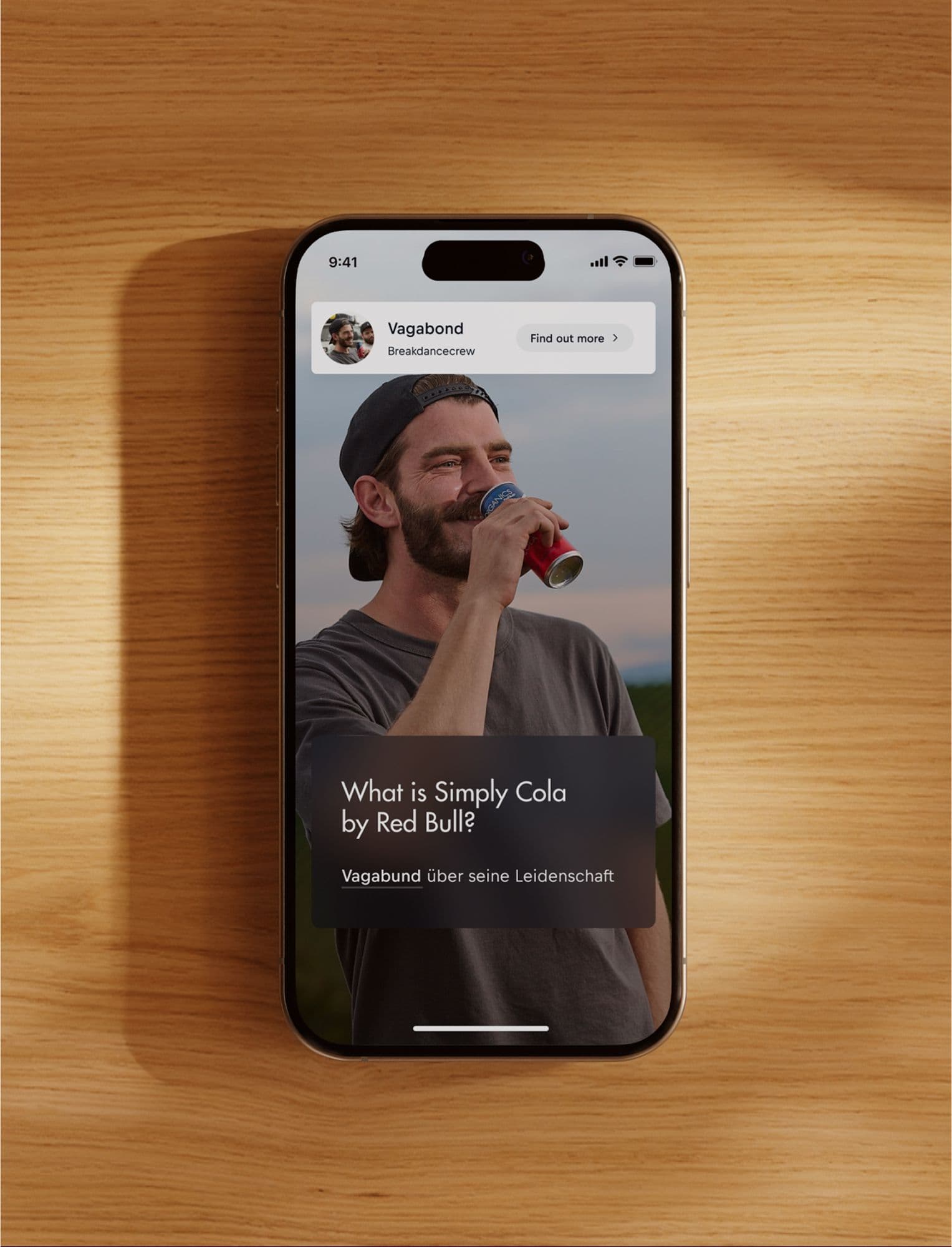 The organics by Red Bull Website Mockup